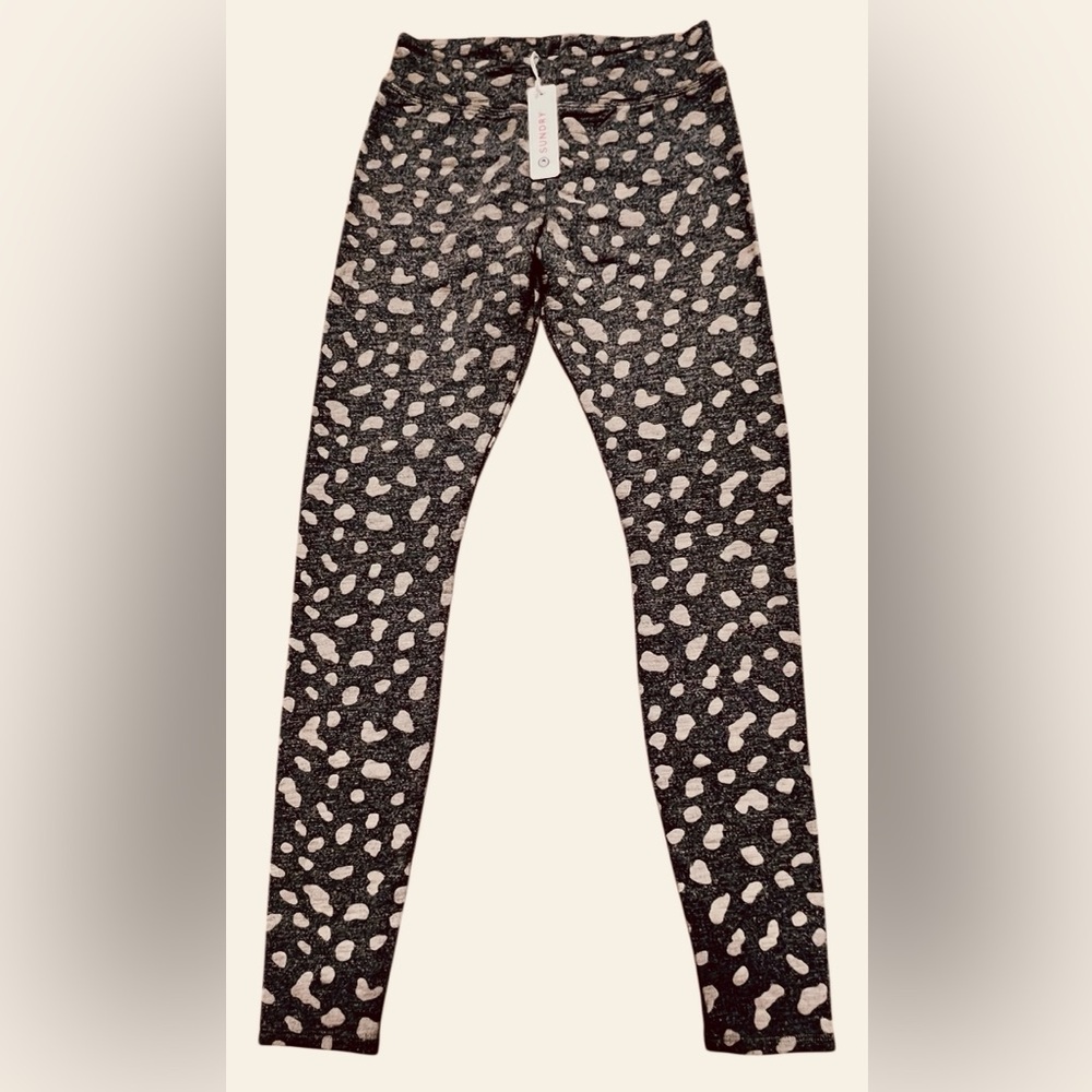 Sundry Abstract Animal Print Yoga Pant
